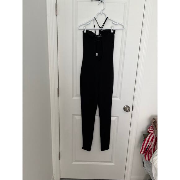Pretty little thing, tie front jumpsuit size 4 - Picture 1 of 4